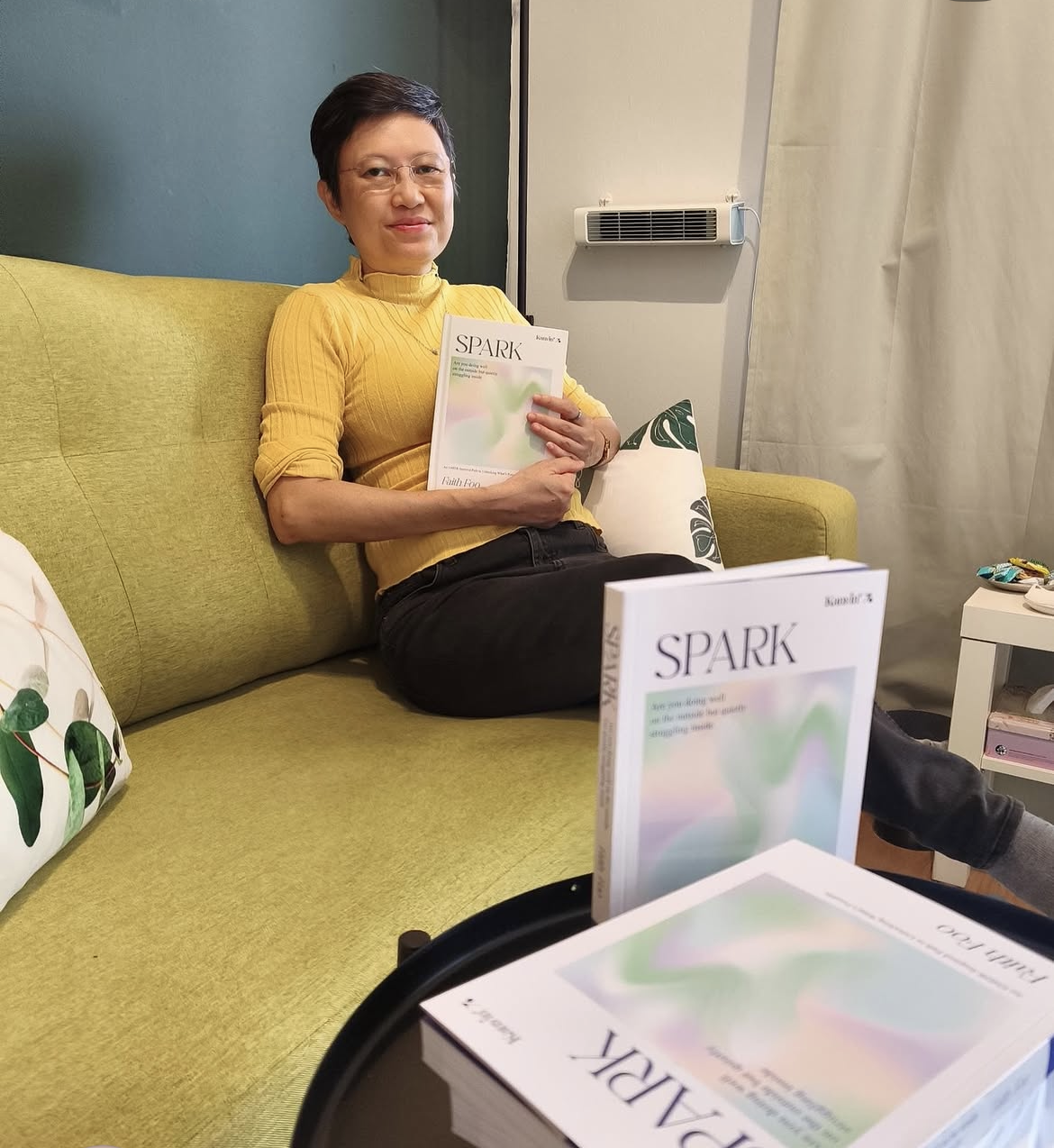 Faith Foo holding SPARK